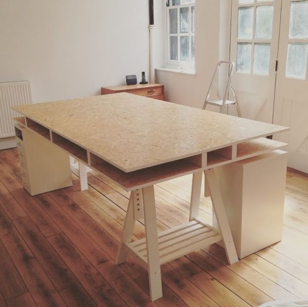 DIY Plywood Desk
 15 DIY Desks That Are Perfect For Your Home fice