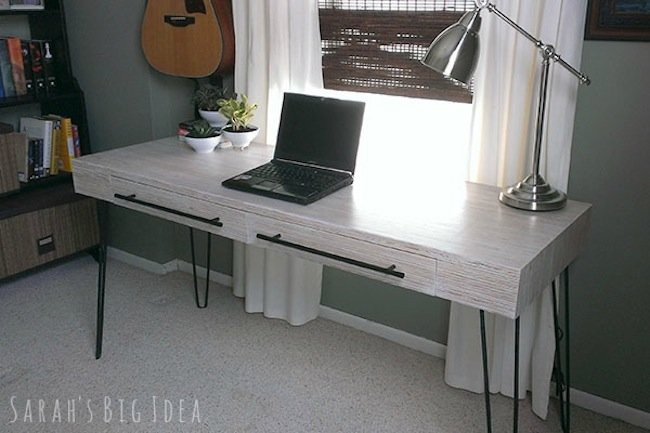 DIY Plywood Desk
 DIY Plywood Strip Desk Bob Vila