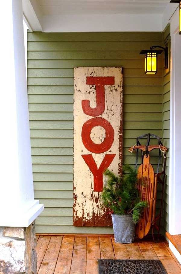 DIY Porch Decorations
 40 Cool DIY Decorating Ideas For Christmas Front Porch