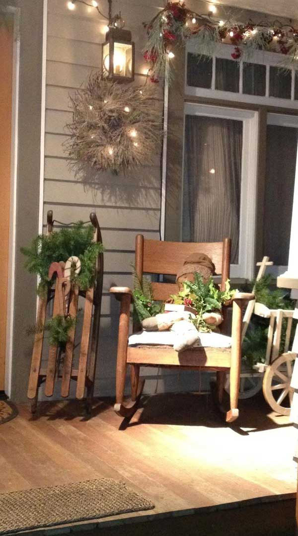 DIY Porch Decorations
 40 Cool DIY Decorating Ideas For Christmas Front Porch