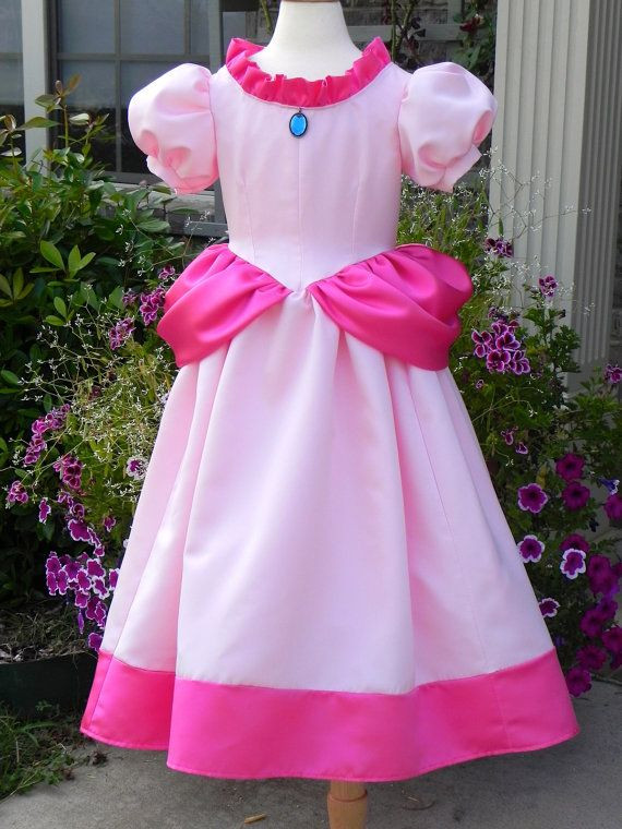DIY Princess Peach Costume
 Princess Peach Costume ball gown from Super Mario Brothers