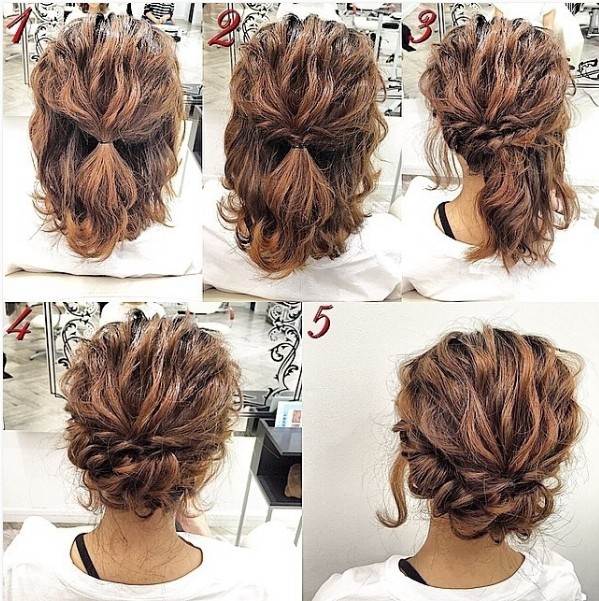 DIY Prom Hairstyle
 Easy Updos for Short Hair to Do Yourself