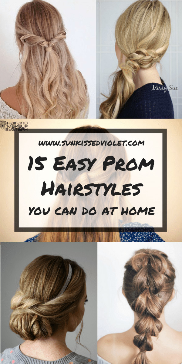 DIY Prom Hairstyle
 15 Easy Prom Hairstyles for Long Hair You Can DIY At Home