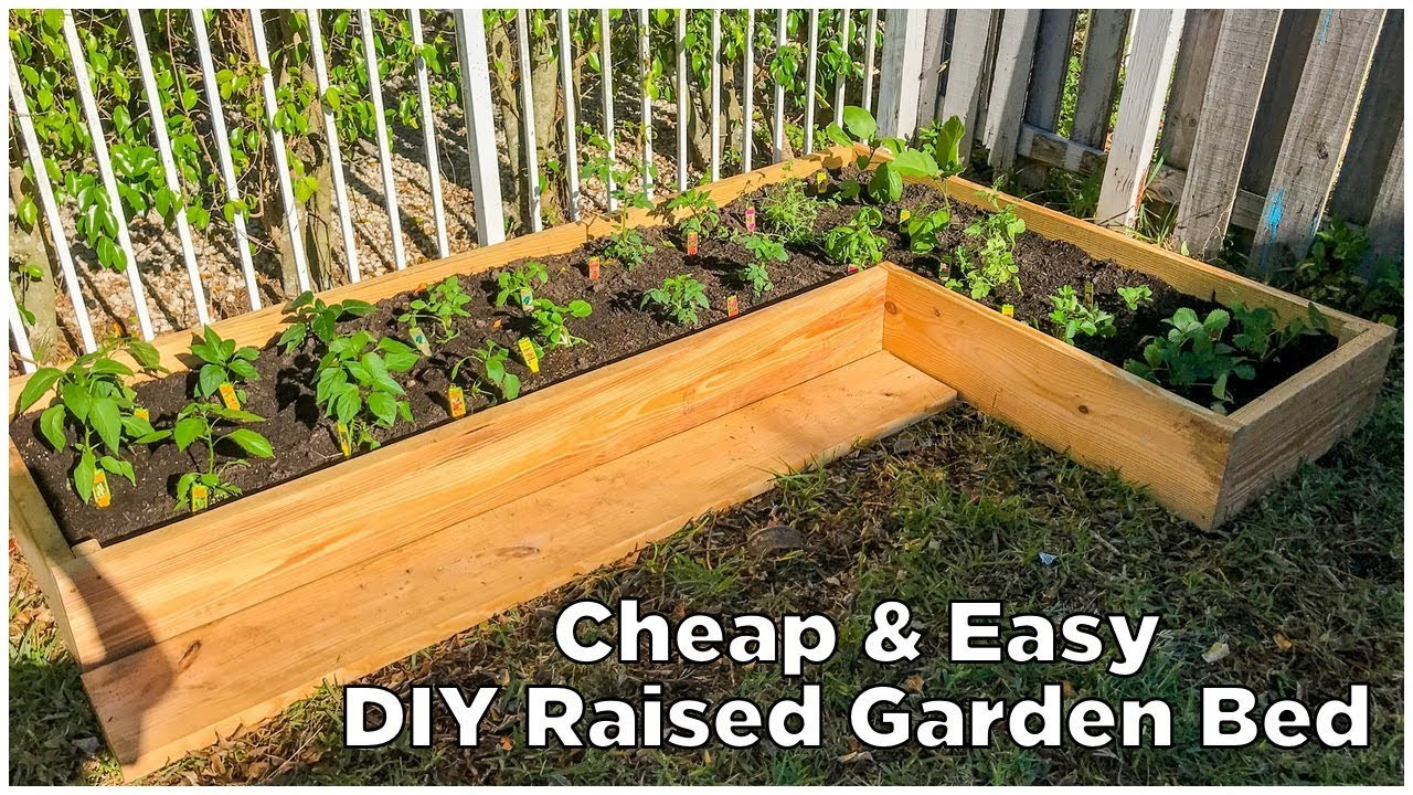 DIY Raised Garden Beds Plans
 Super Easy & Cheap DIY Raised Garden Bed