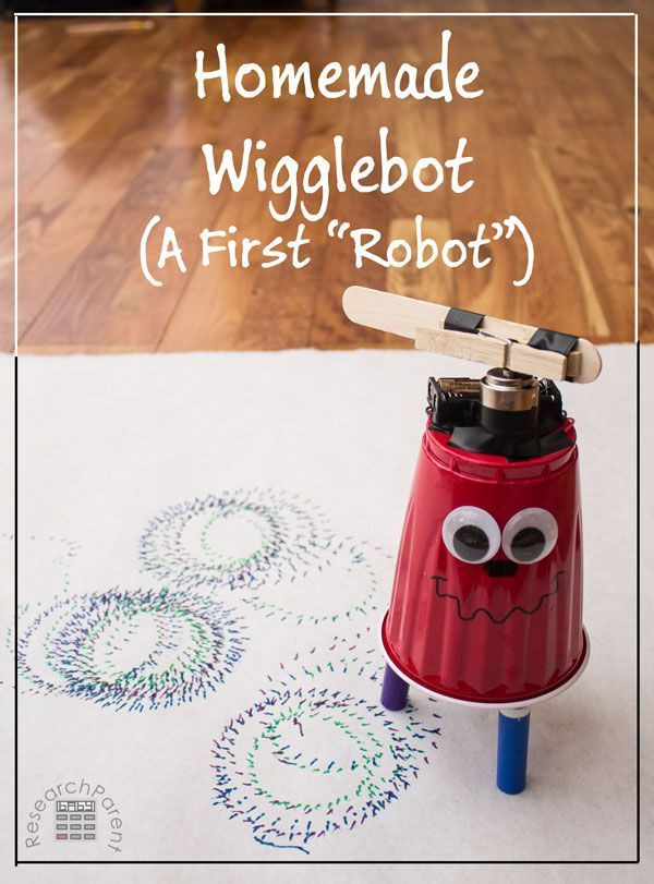 DIY Robots For Kids
 Homemade Wigglebot Science For Kids