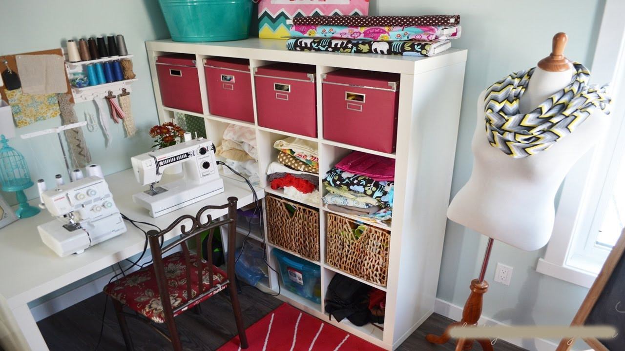 DIY Room Organization And Storage Ideas
 Diy sewing room storage ideas