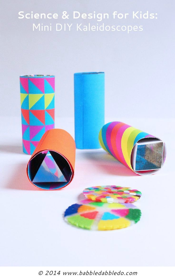 DIY Science Projects For Kids
 How to Make a Teleidoscope a type of DIY Kaleidoscope