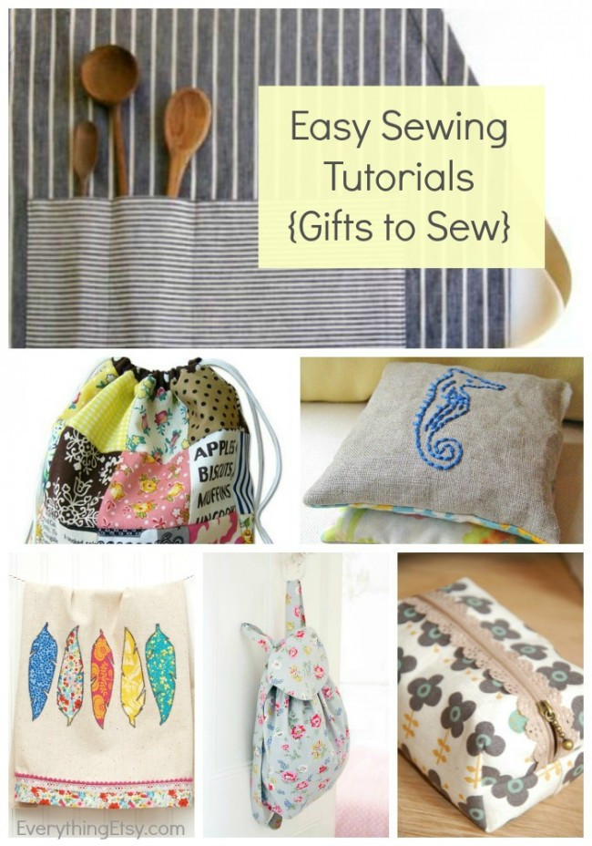 DIY Sew Gifts
 21 Easy Sewing Tutorials Gifts to Sew
