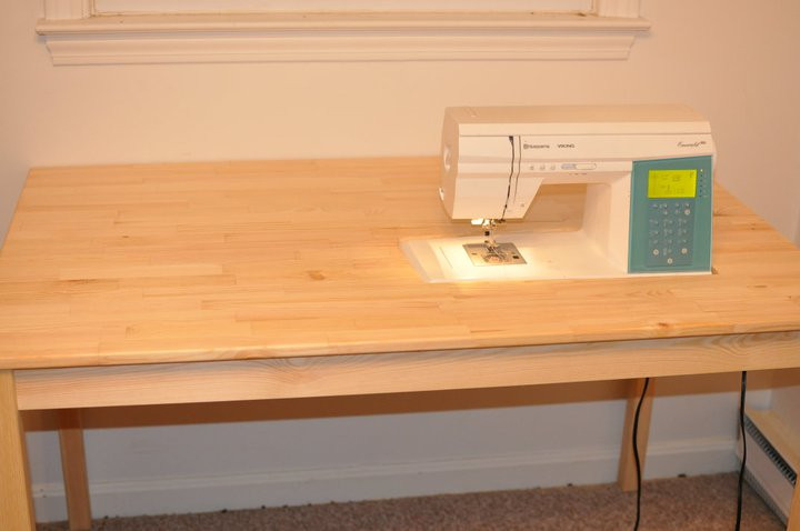 DIY Sewing Table Plans
 Blue Dinosaurs Blog I m back & DIY Sewing Table
