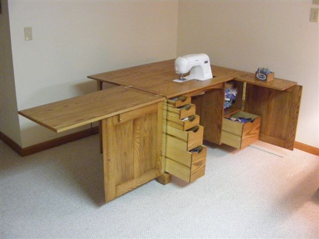 DIY Sewing Table Plans
 Woodworking Plans Sewing Table
