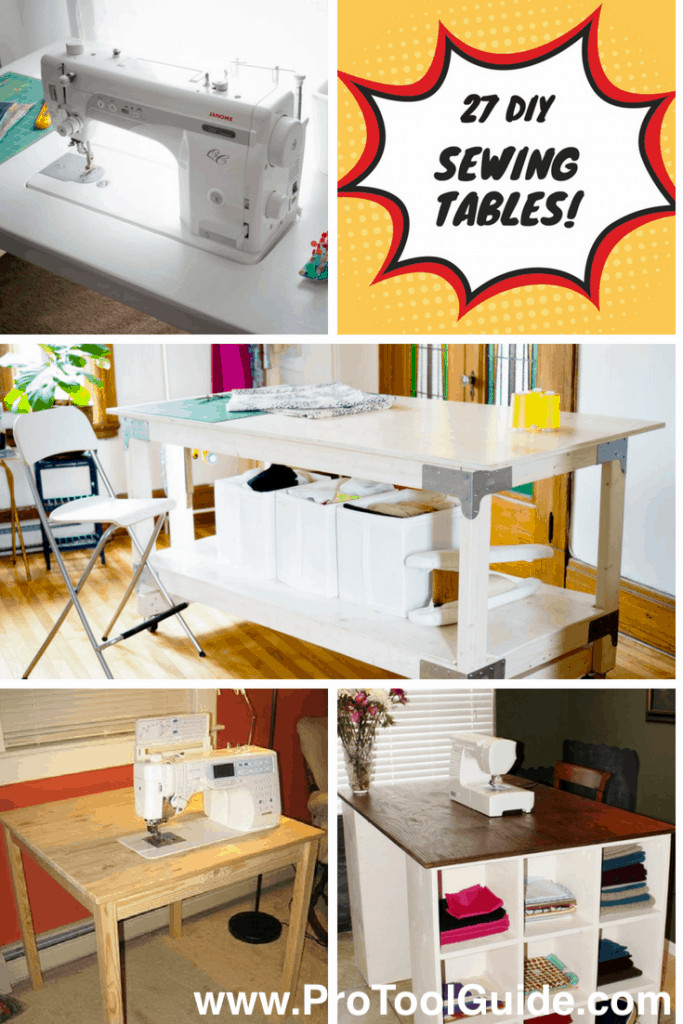 DIY Sewing Table Plans
 27 Artful DIY Sewing Table Plans