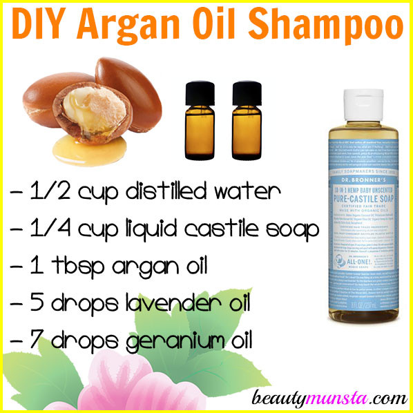 DIY Shampoo For Oily Hair
 DIY Shampoo with Argan Oil for Soft & Silky Hair