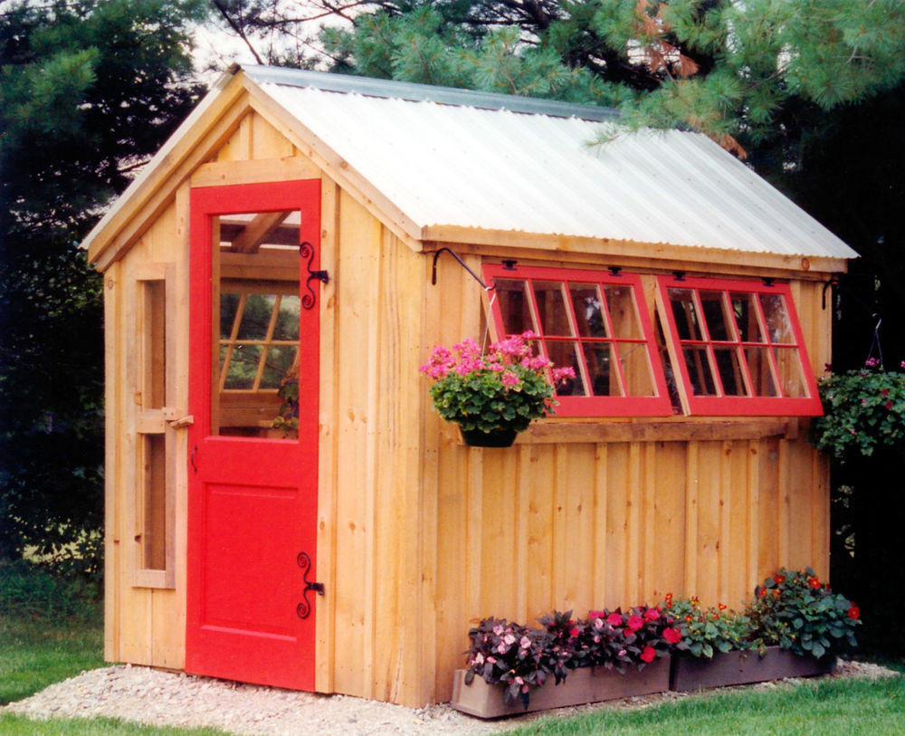 DIY Sheds Plans
 DIY PLANS 6 x 8 Greenhouse Storage Shed Garden Tool