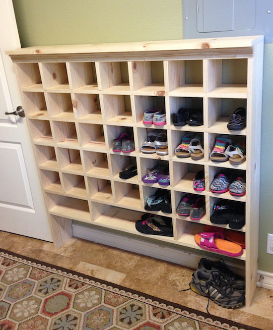 DIY Shoe Organizer For Closet
 Reader Spotlight Kristi s DIY Shoe Cubby Sincerely