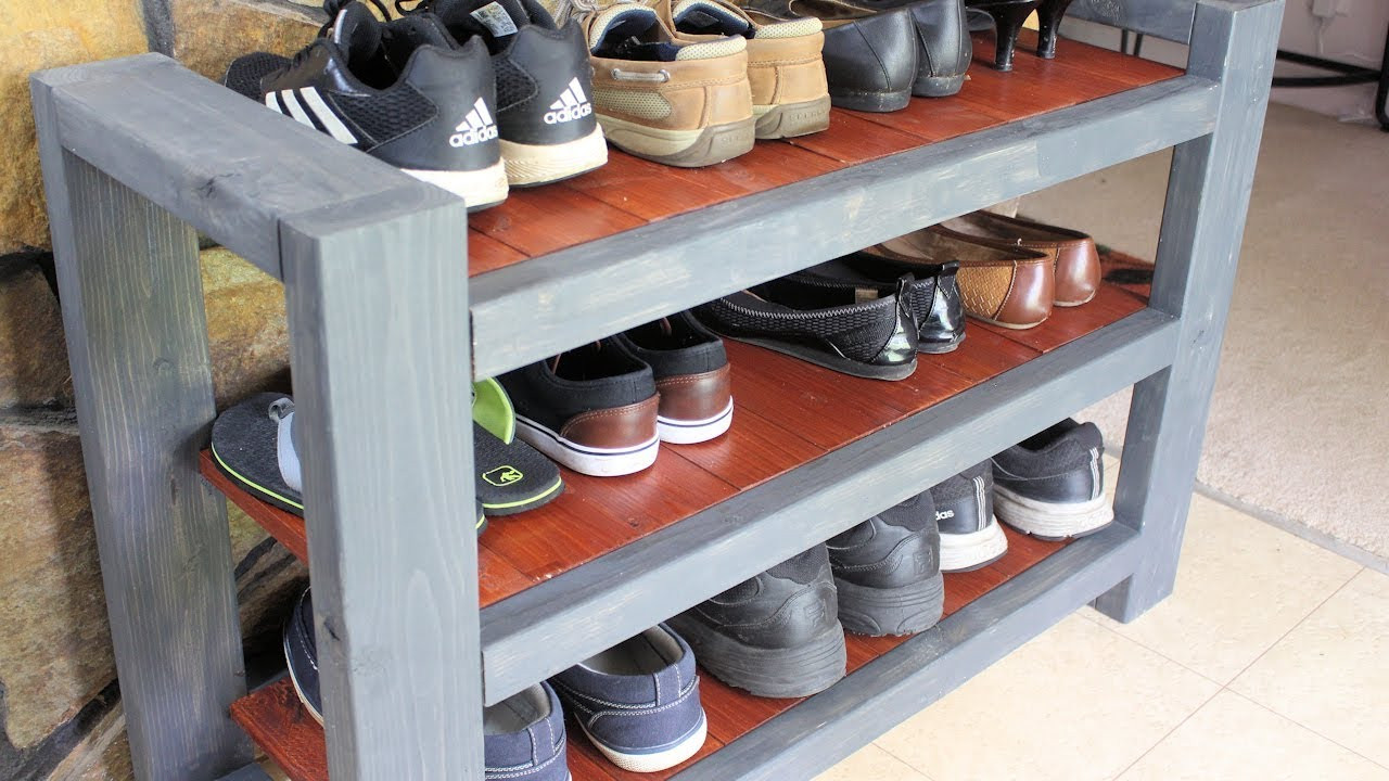 DIY Shoe Racks
 Shoe Rack Shelf DIY Custom