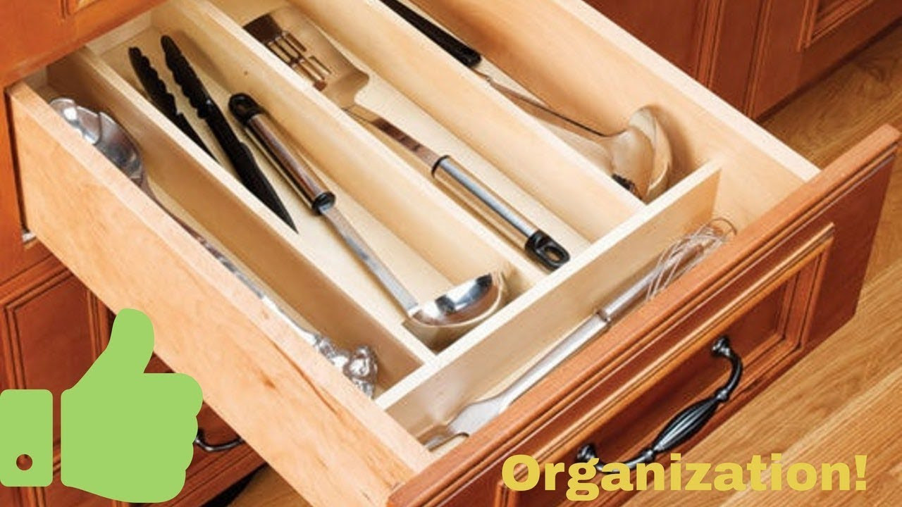 DIY Silverware Organizer
 DIY Kitchen Utensil Drawer Organizer
