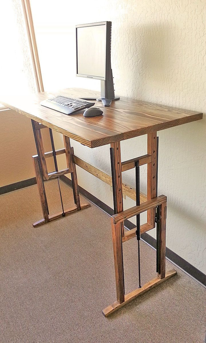 DIY Sit Stand Desk Plans
 38 best DIY standing desk images on Pinterest