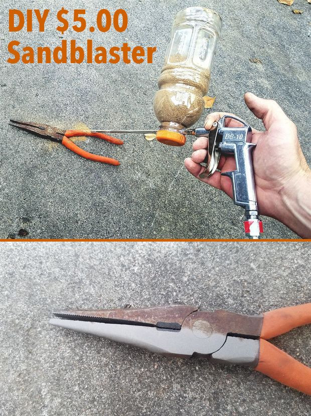 DIY Soda Blaster Plans
 DIY $5 00 Sandblaster