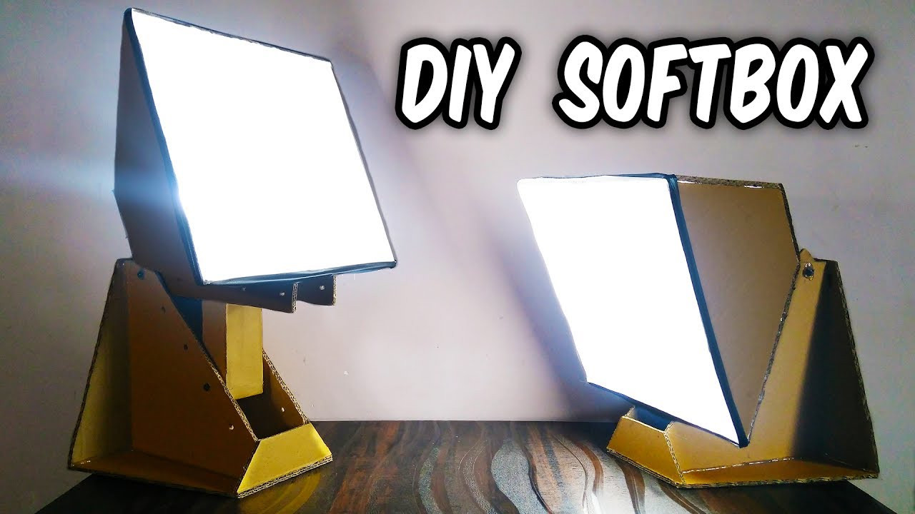 DIY Softbox Light
 How to make graphy lighting Softbox at home
