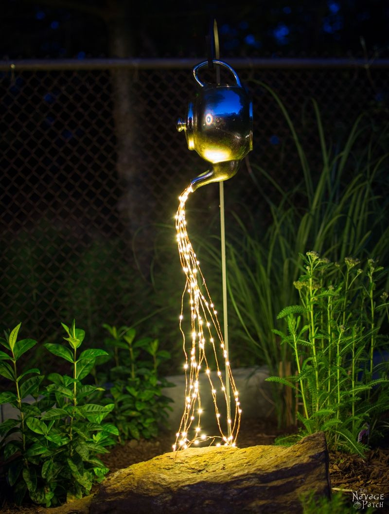DIY Solar Lights Outdoor
 DIY Spilling Solar String Lights aka Teapot Lights
