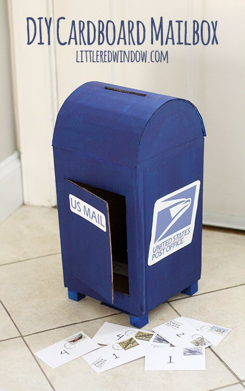 DIY Suggestion Box
 DIY Cardboard Play Mailbox