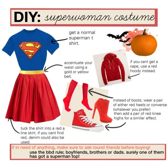 DIY Supergirl Costumes
 diy supergirl superwoman costume VBS