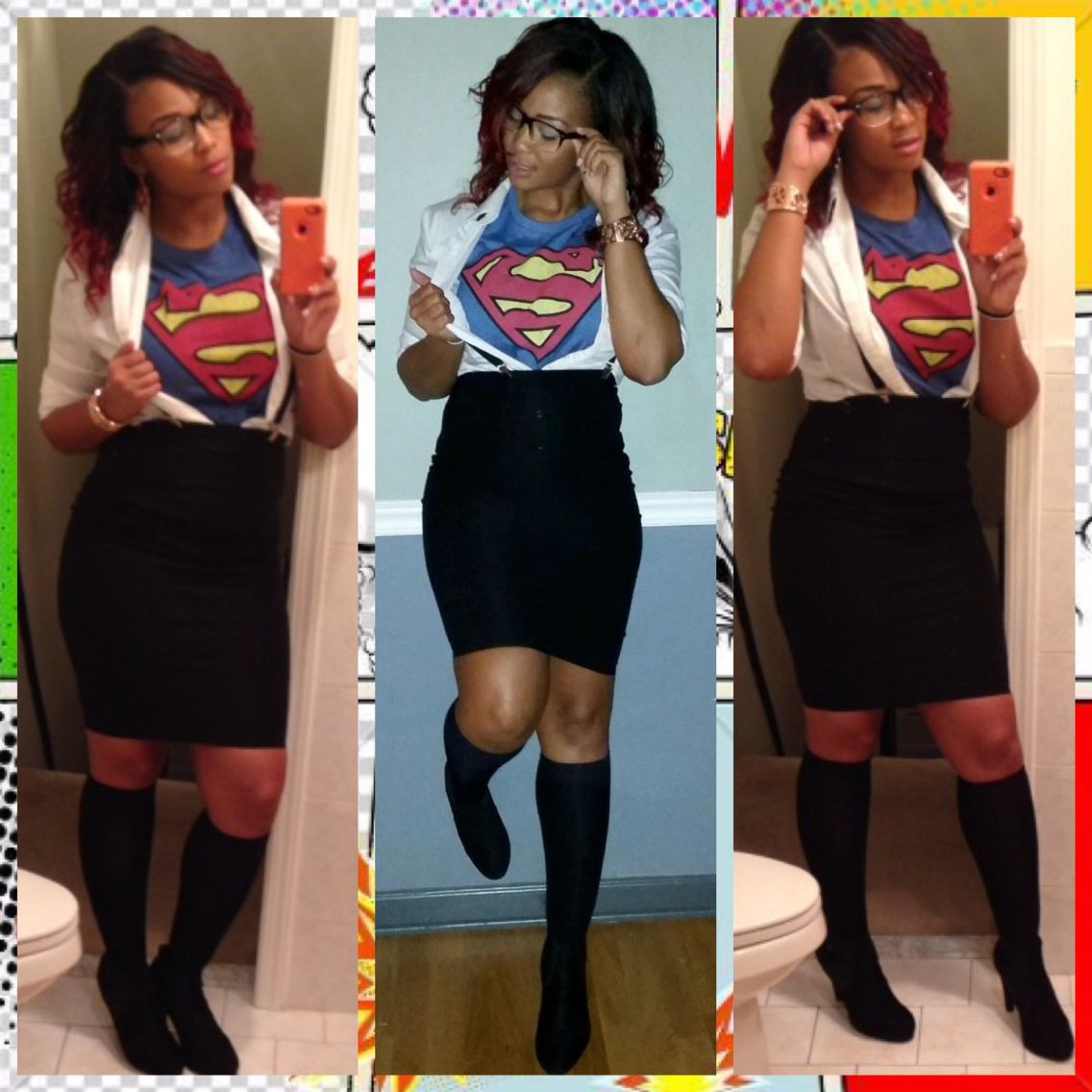 DIY Supergirl Costumes
 My Superwoman DIY costume inspired by Pinterest