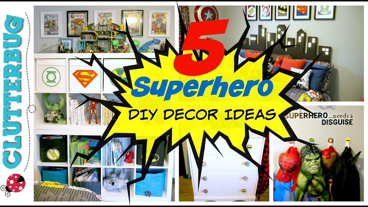 DIY Superhero Decorations
 5 Easy Superhero DIY Room Decor Ideas and How To s