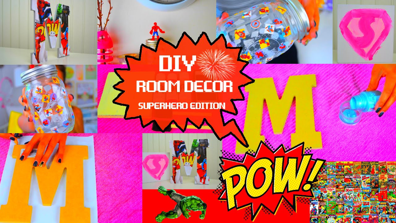 DIY Superhero Decorations
 DIY Room Decorations