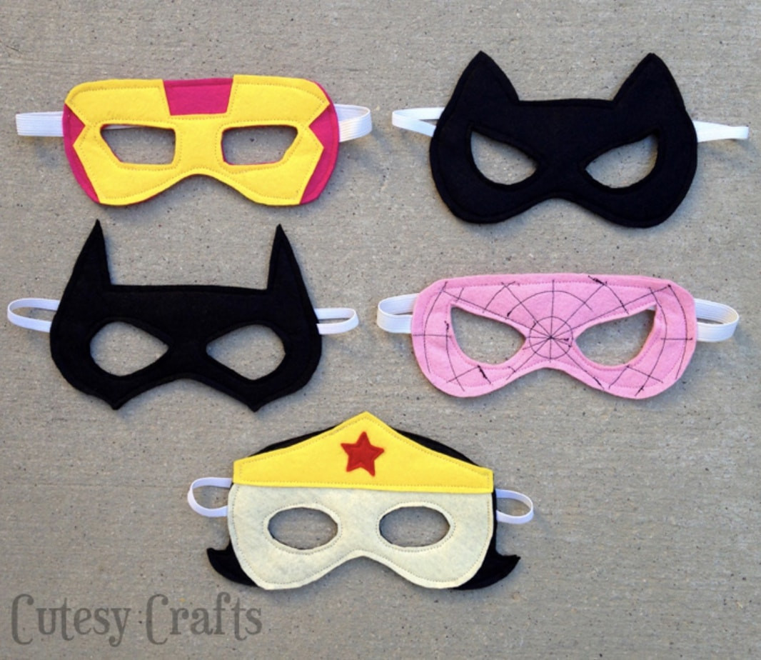 DIY Superhero Mask
 DIY Superhero Costumes Cutesy Crafts