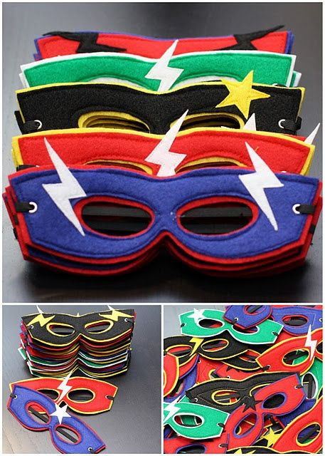 DIY Superhero Masks
 DIY superhero masks Boys