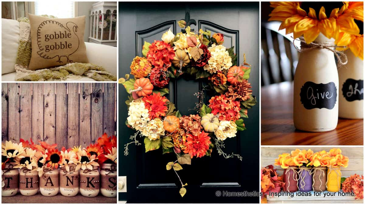 DIY Thanksgiving Decorations
 20 Super Cool DIY Thanksgiving Decorations For Your Home