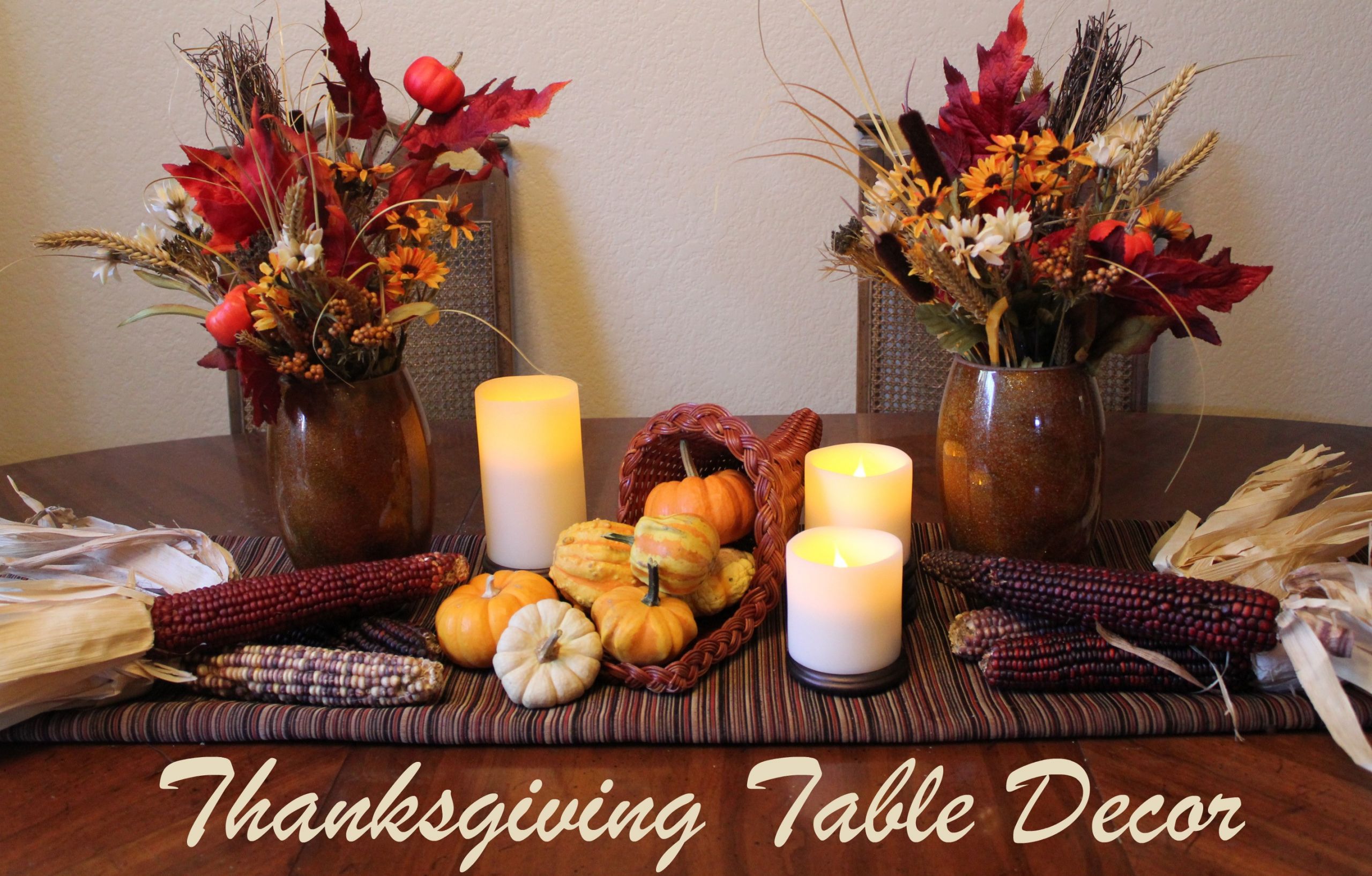 DIY Thanksgiving Decorations
 Cornucopia of Creativity DIY Thanksgiving Table Decor
