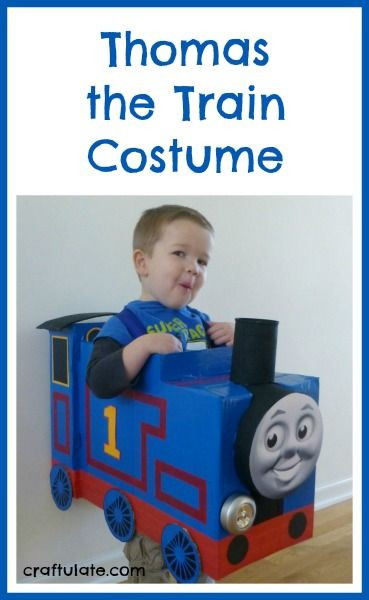 DIY Thomas The Train Costume
 DIY Thomas the Train Costume from boxes