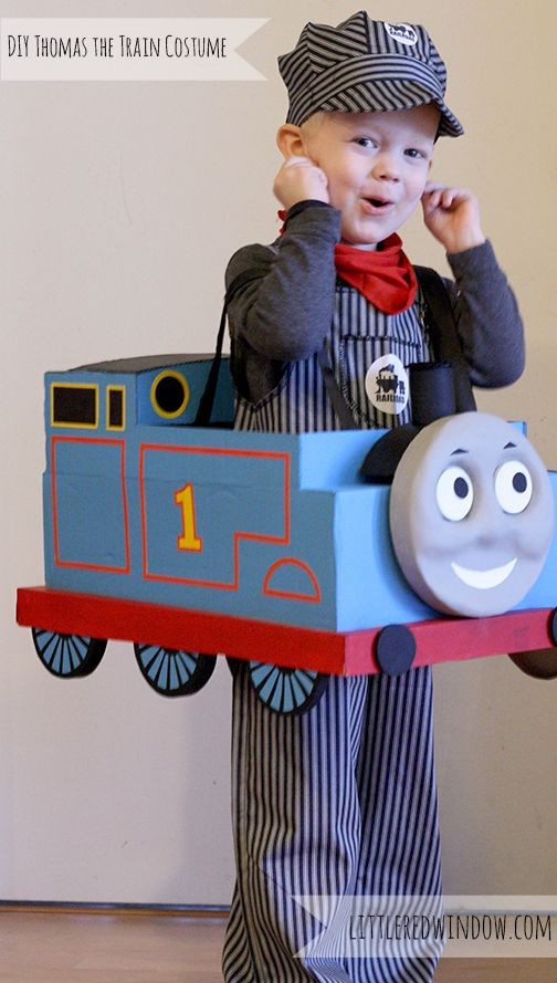 DIY Thomas The Train Costume
 DIY Thomas the Train Inspired Halloween Costume