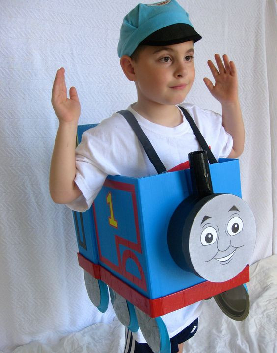 DIY Thomas The Train Costume
 Thomas the Train costume idea