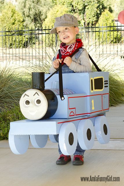 DIY Thomas The Train Costume
 25 DIY Halloween Costumes For Little Boys