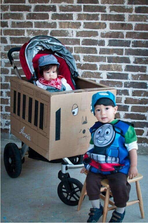 DIY Thomas The Train Costume
 Awesome Baby Stroller Halloween Costumes Princess Pinky Girl
