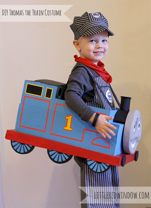 DIY Thomas The Train Costume
 DIY Thomas the Train Costume Little Red Window