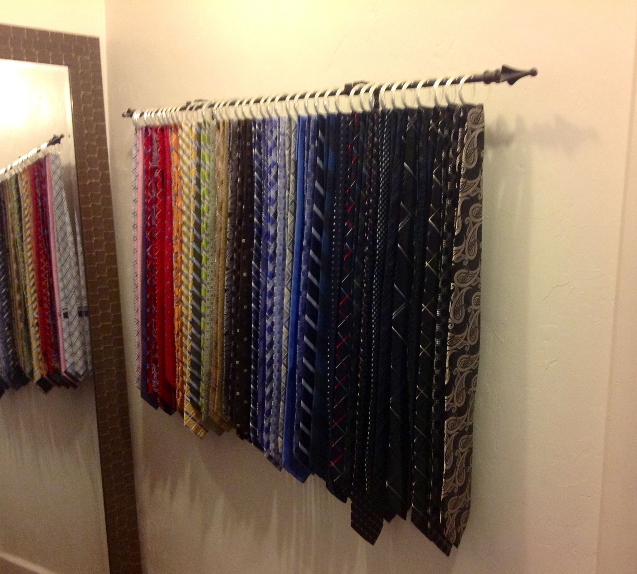 DIY Tie Rack
 wall mounted tie rack Google Search