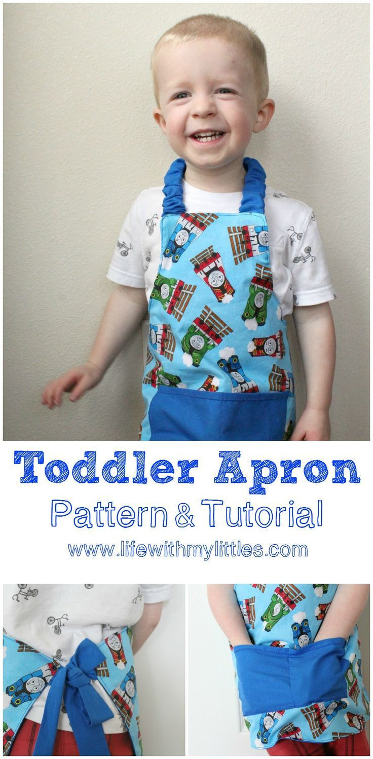 DIY Toddler Apron
 Easy Toddler Apron Pattern and Tutorial