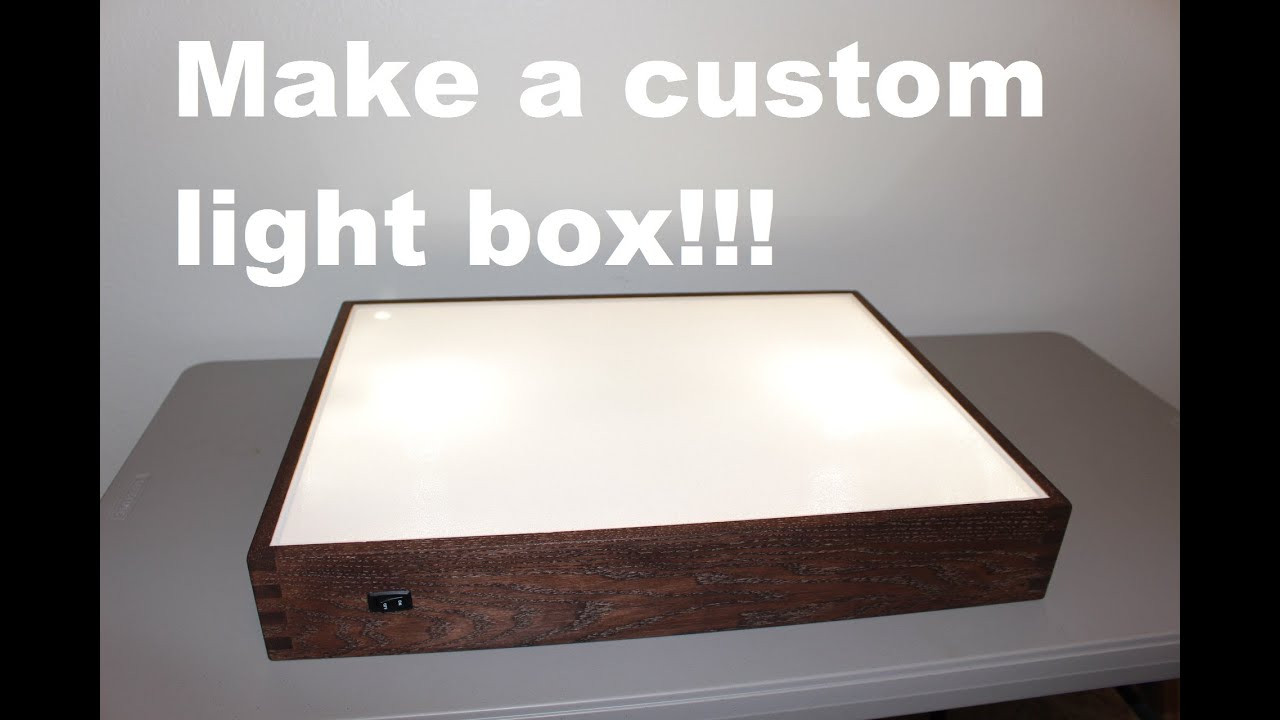 DIY Tracing Light Box
 How to build a light box