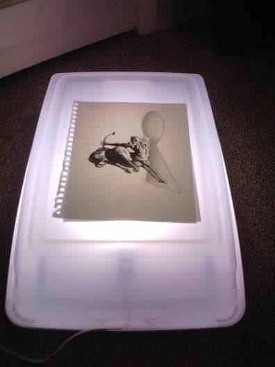 DIY Tracing Light Box
 Cheap Light Box for Drawing or Inking