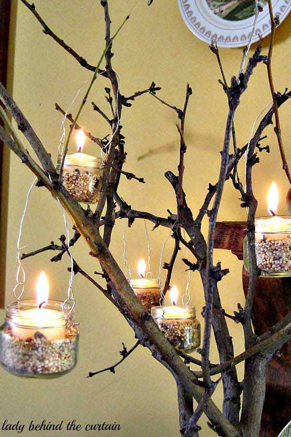 DIY Tree Branch Decor
 30 Sculptural DIY Tree Branch Chandeliers to Realize In an