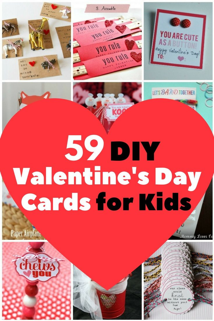 DIY Valentines Card For Kids
 59 Adorable Valentine s Day Cards for Children
