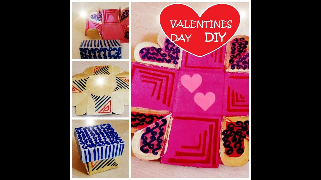 DIY Valentines Day Boxes
 DIY Valentines Day Gift Exploding love box Easy and