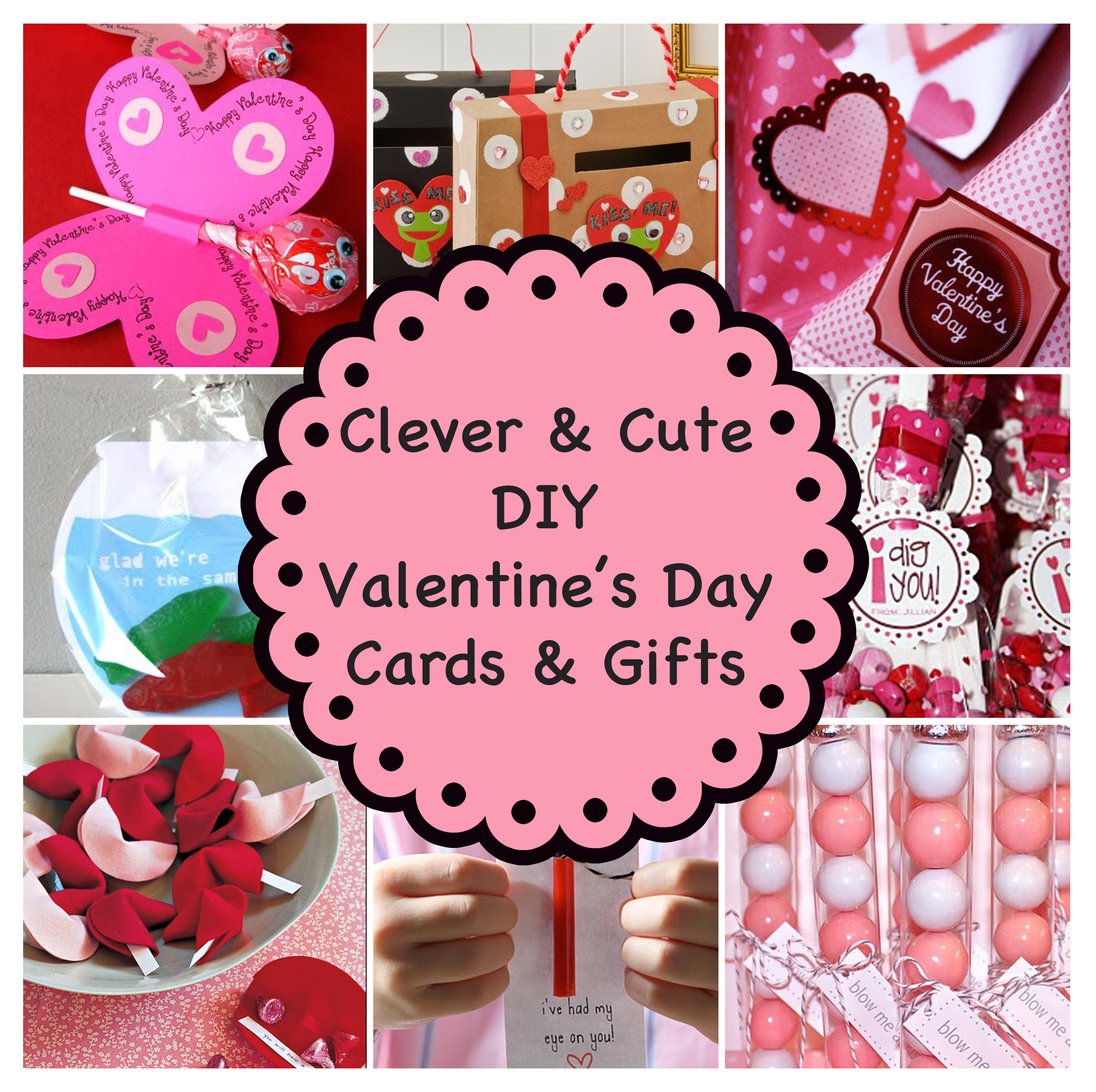 DIY Valentines Day Cards For Kids
 Clever and Cute DIY Valentine’s Day Cards & Gifts