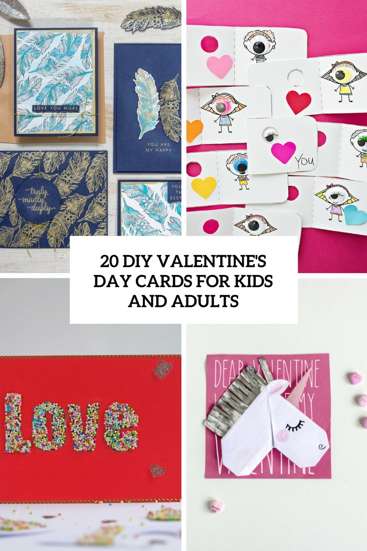 DIY Valentines Day Cards For Kids
 20 DIY Valentine’s Day Cards For Kids And Adults Shelterness