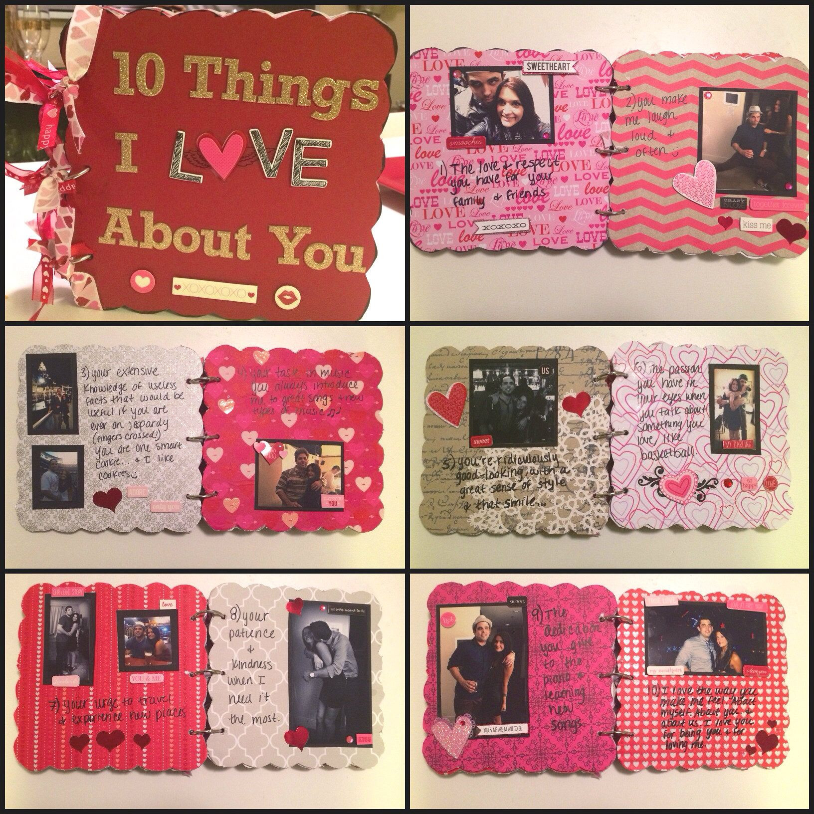 Diy Valentines Gift Ideas For Boyfriend
 Boyfriend Gift Idea Chipboard Scrapbook