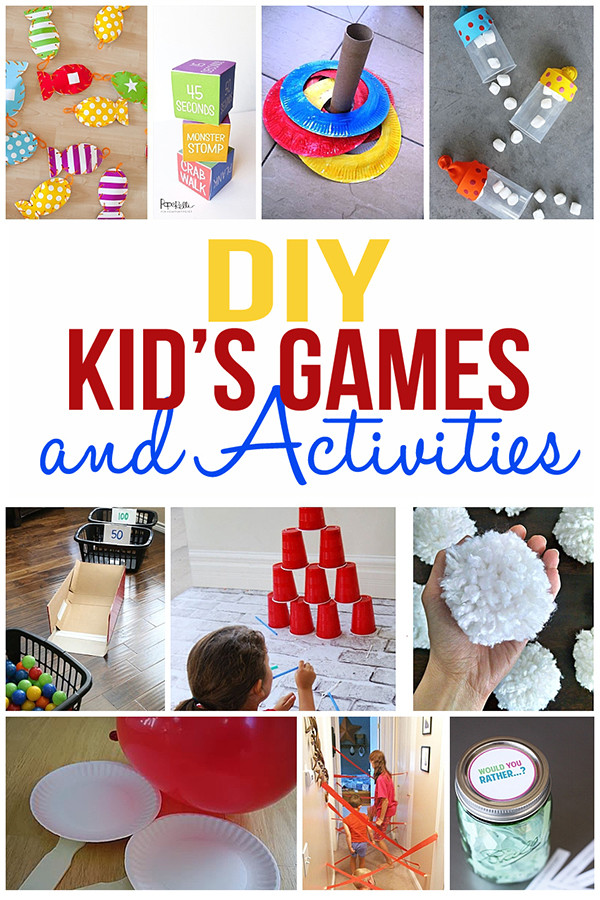 DIY Videos For Kids
 DIY Kids Games and Activities for Indoors or Outdoors